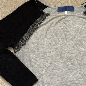 Francesca’s Lace Detail Top - Size S